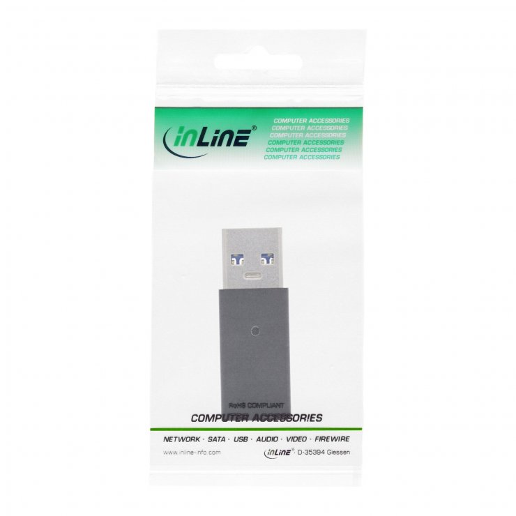 Imagine Adaptor USB 3.2 Gen2 type C la USB-A M-T, InLine IL35810