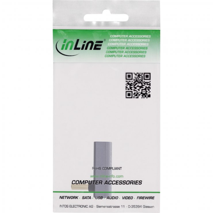 Imagine Adaptor USB4 type C unghi 90 grade T-M, InLine IL35900I