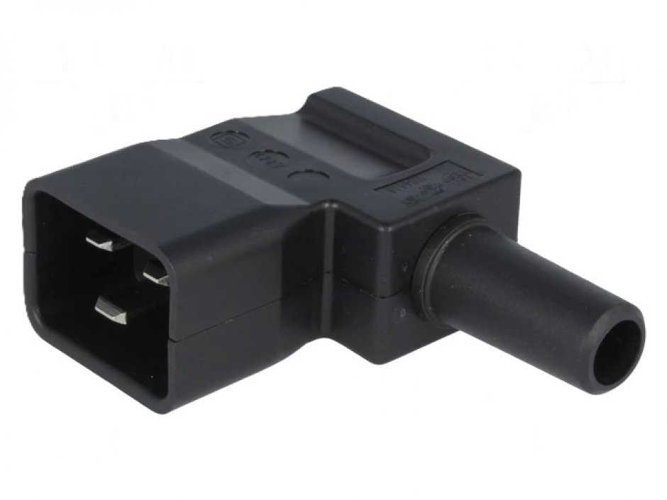 Imagine Conector de alimentare IEC C20 unghi 250V/16A, 4789.1200