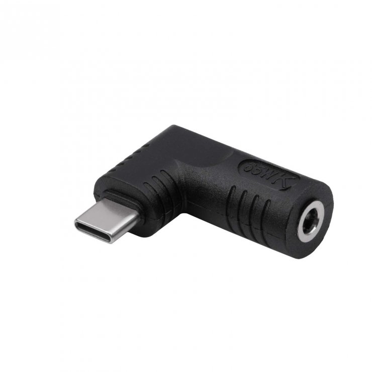 Imagine Adaptor USB type C la DC 4.0 x 1.7mm 65W T-M, Akyga AK-ND-D11