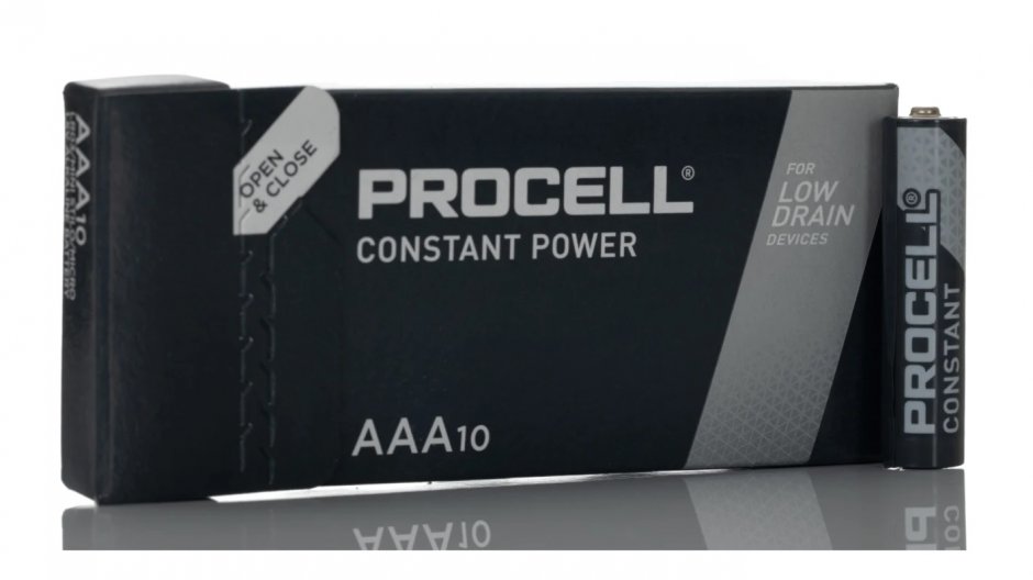 Imagine Set 10 buc baterie alcalina AAA LR3, Procell Constant