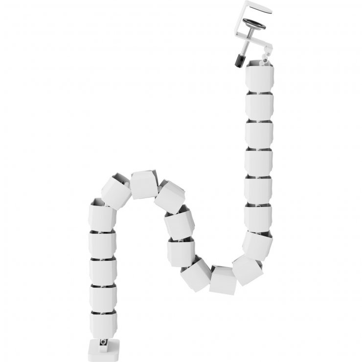 Imagine Organizator cabluri/canal cablu inaltime reglabila max. 1.34m Alb, InLine IL59996E