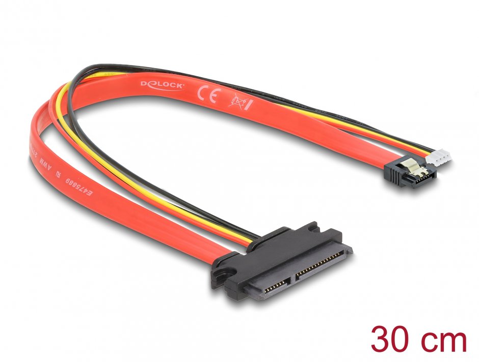 Imagine Adaptor M.2 Key B la SATA 7 pini vertical, Delock 64290