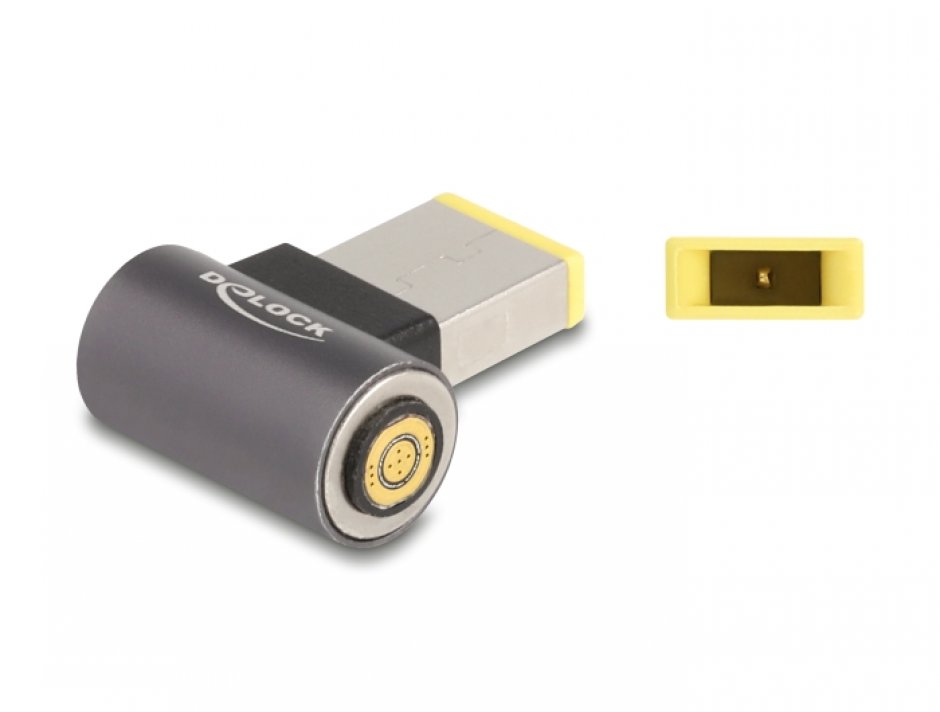 Imagine Adaptor de incarcare laptop Lenovo 11.0x4.5mm la conector magnetic 60W, Delock 80783