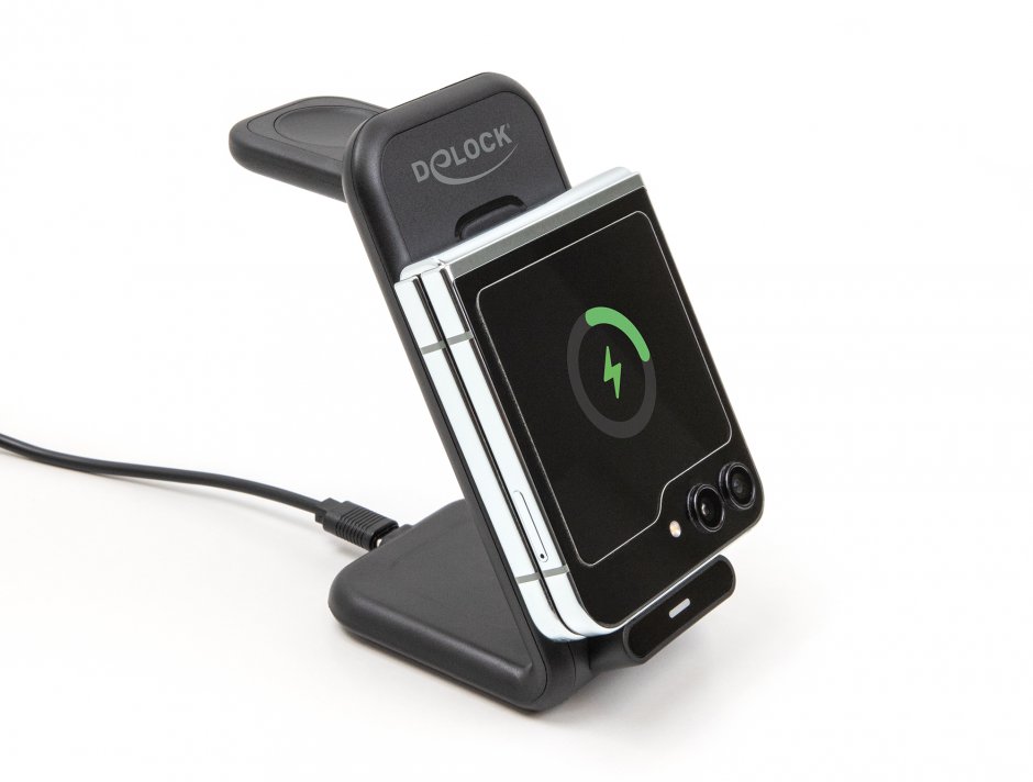 Imagine Incarcator wireless 3 in 1 max 15W, Delock 66941
