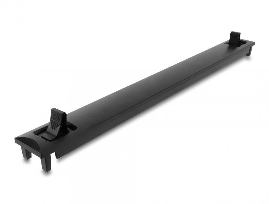 Imagine Panou masca 19" 1U cu fixare Negru, Delock 67208