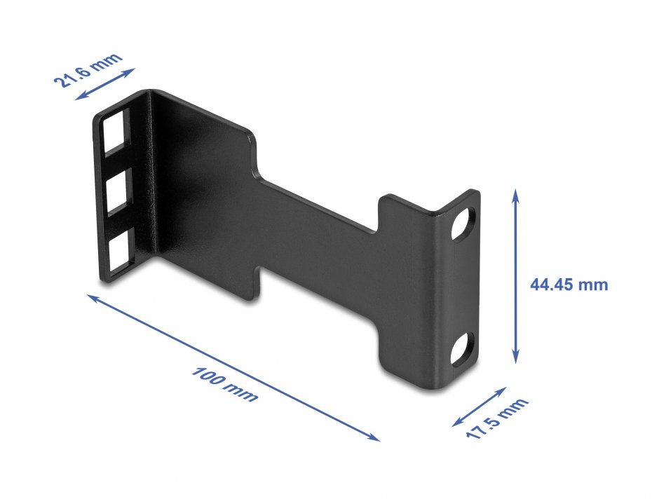 Imagine Kit pentru extindere adancime raft cabinet 1U max. 10cm, Delock 67272