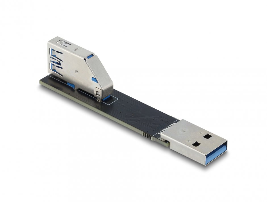 Imagine Extensie USB 10Gbps T-M unghi 90 grade sus, Delock  67421