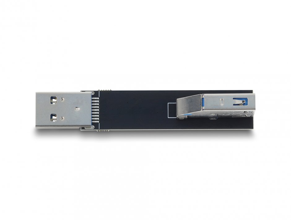 Imagine Extensie USB 10Gbps T-M unghi 90 grade sus, Delock  67421