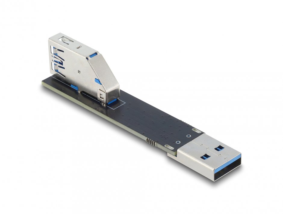 Imagine Extensie USB 10Gbps T-M unghi 90 grade jos, Delock 67422
