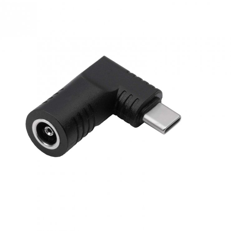 Imagine Adaptor USB type C la DC 6.5 x 4.4mm + pin 65W T-M, Akyga AK-ND-D04