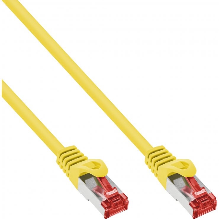 Imagine Cablu de retea RJ45 S/FTP PiMF Cat.6 CU 20m Galben, InLine IL76420Y