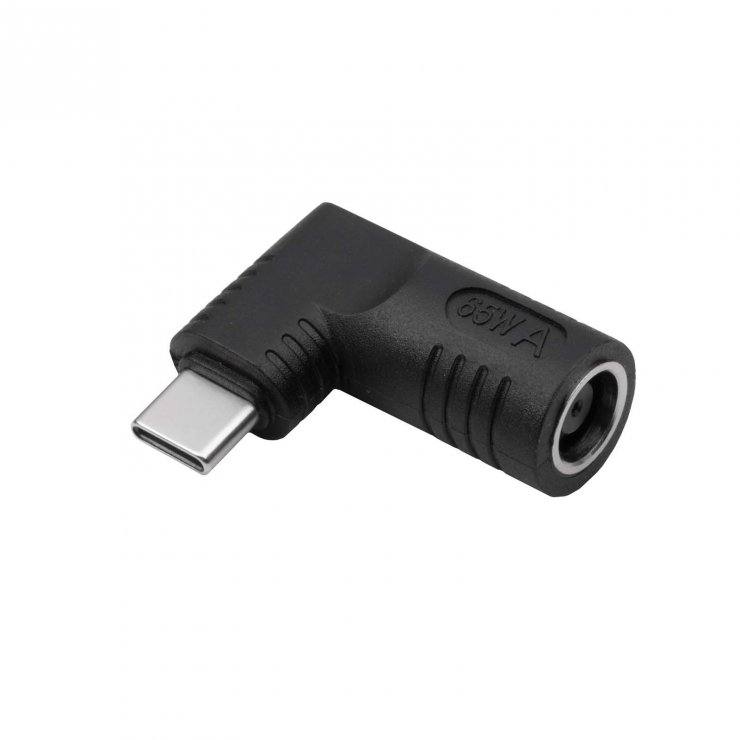 Imagine Adaptor USB type C la DC 7.9 x 5.5 mm + pin 65W T-M, Akyga AK-ND-D01