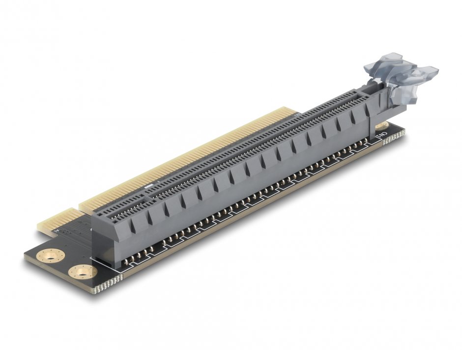 Imagine Riser Card PCI Express 3.0 x16 la x16 slot unghi dreapta 90 grade - Slot height 23 mm, Delock 81291