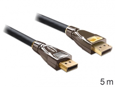 Imagine Cablu DisplayPort T-T ecranat 5M v1.2, Delock 83400