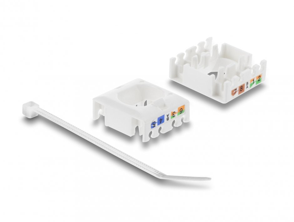 Imagine Keystone RJ45 la LSA Cat.6 tool-free dust cover, Delock 90799