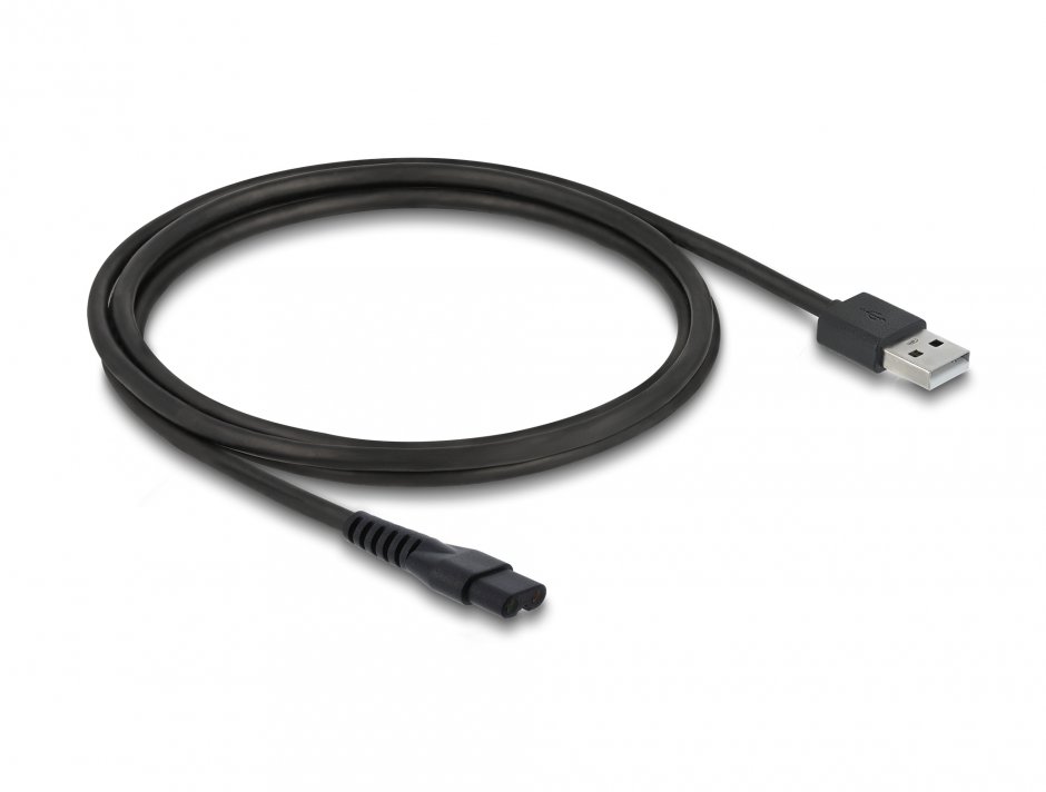 Imagine Cablu de alimentare USB 5V pentru aparate de ras electrice MANSCAPED 2.0/3.0 1.2m, Delock 90986