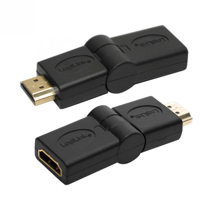 Imagine Adaptor HDMI 4K30Hz unghi T-M, Logilink AH0011