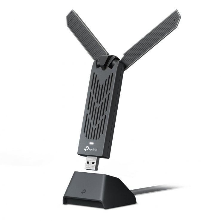 Imagine Placa retea Wireless USB BE6500 Wi-Fi 7 High Gain, TP-LINK Archer TBE400UH