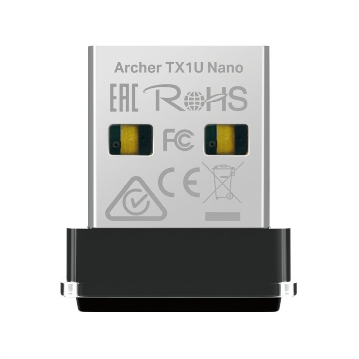Imagine Adaptor USB wireless AX300 Nano Wi-Fi 6, TP-LINK Archer TX1U Nano