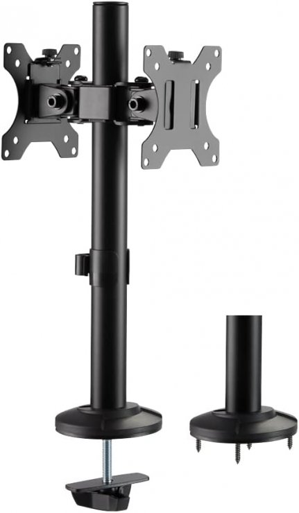 Imagine Suport 2 x monitor curbat 17-32" pentru masa, Logilink BP0109