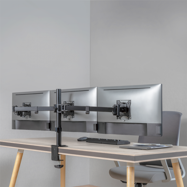 Imagine Suport 3 x monitor 17-27" pentru masa, Logilink BP0173