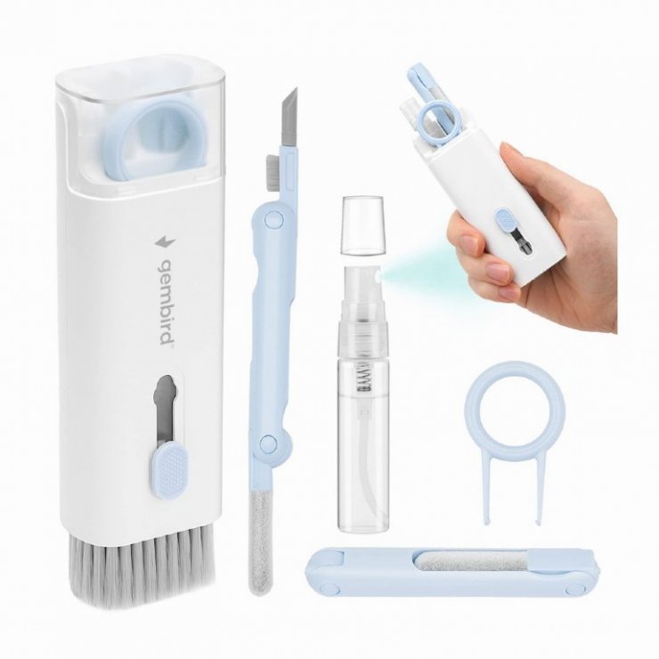 Imagine Kit de curatare casti 7 in 1, Gembird CK-LCD-07