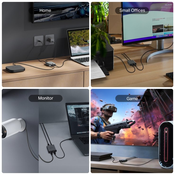 Imagine Splitter 2 porturi Gigabit, TP-LINK EH210