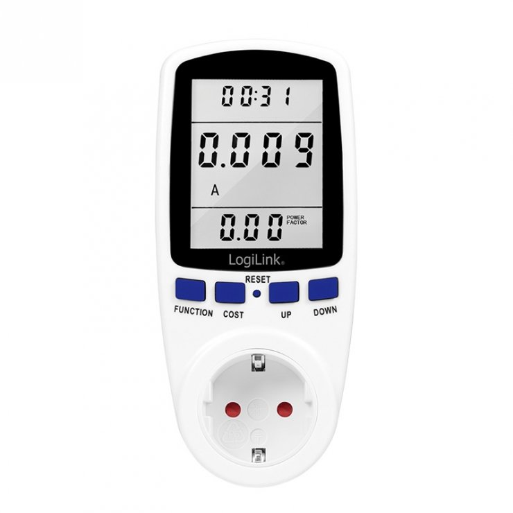 Imagine Priza Schuko cu monitorizare energie, Logilink EM0003