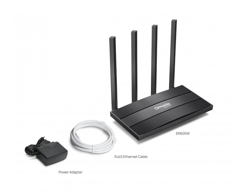 Imagine Router Gigabit Wi-Fi Dual Band Omada AC1350, TP-LINK ER605W