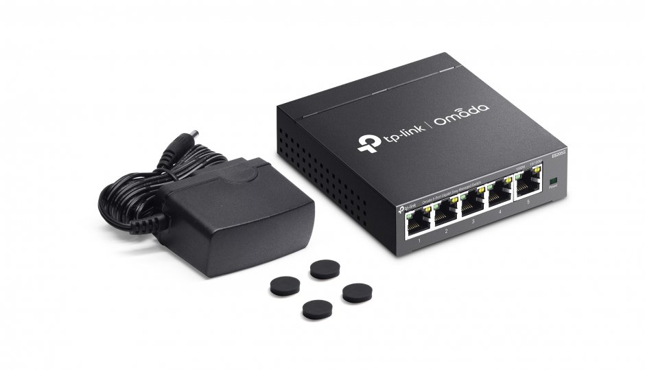 Imagine Switch 5 porturi Gigabit Easy Managed Omada, TP-LINK ES205G