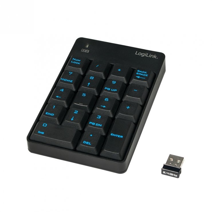 Imagine Tastatura numerica wireless, Logilink ID0120
