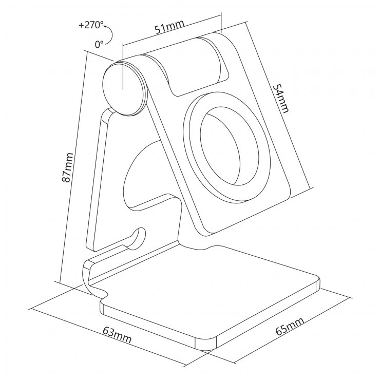 Imagine Suport din aluminiu pentru Apple Watch, Inline IL55730