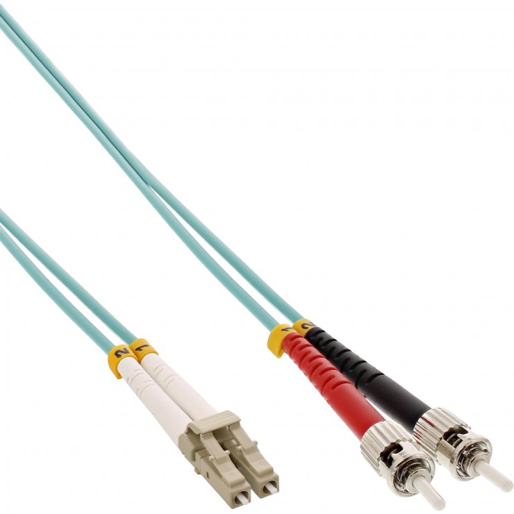 Imagine Cablu fibra optica Duplex Multimode LC-ST LSOH OM3 20m, InLine IL88520O