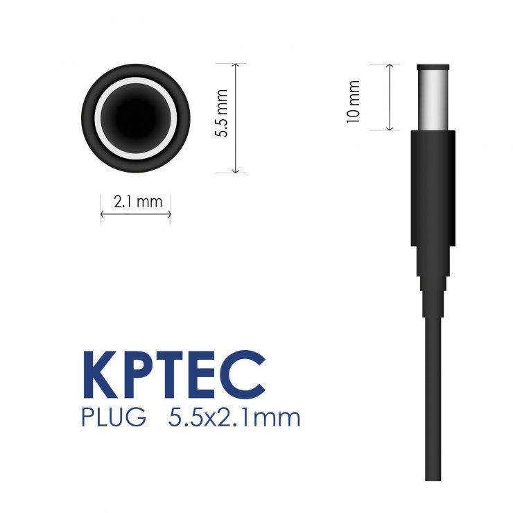 Imagine Incarcator priza DC 5.5x2.1mm 18V/500mA 9W Bosch Flexxo Serie2/Readyy'y Serie 2, Akyga AK-PD-27