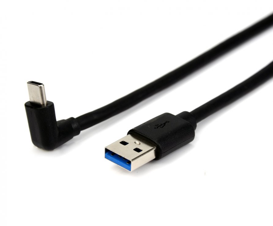Imagine Cablu USB-A 3.2 la USB type C drept/unghi 0.5m, ku31cze05bk