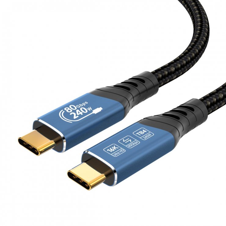 Imagine Cablu USB 4 type C 16K60Hz/4K120hz 240W 1.5m, ku4ca15