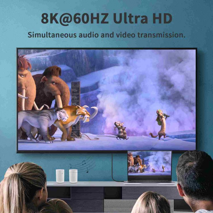 Imagine Cablu USB4 Gen3x2 40Gbps 8K60Hz 240W drept/unghi 90 grade T-T 1.2m, ku4cu12