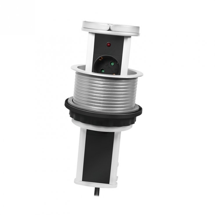 Imagine Prelungitor cu 3 x Schuko tip turn 1.8m, Logilink LPS235A