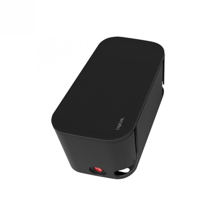 Imagine Cutie depozitare cu prelungitor 4 x Schuko + 1 x Euro + 2 x USB-A + 1 x USB-C Negru, Logilink LPS282U