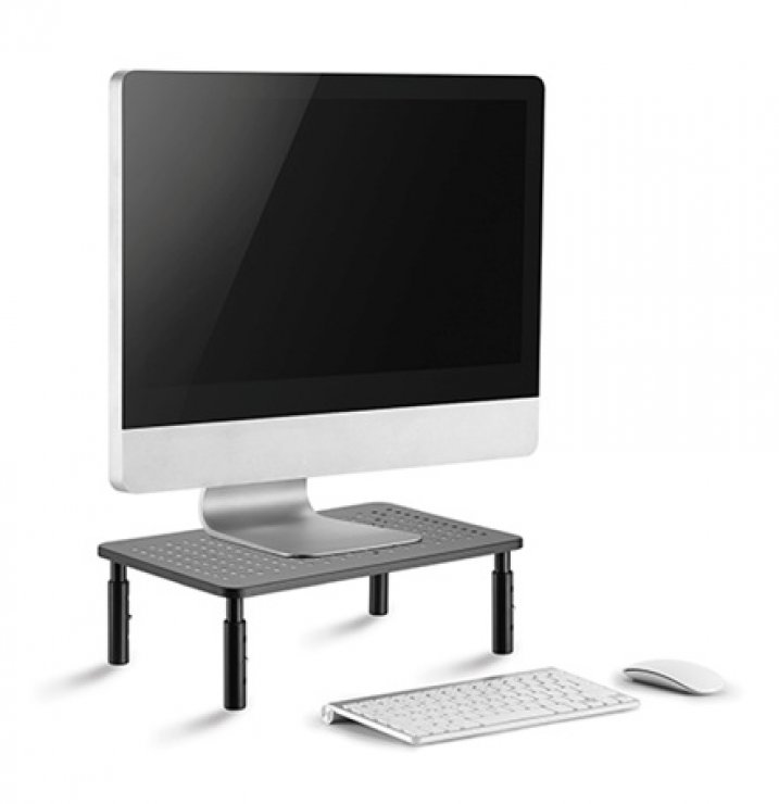 Imagine Stand monitor ajustabil Negru, Gembird MS-TABLE-01