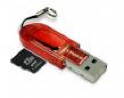 Imagine Card Reader microSD USB 2.0 Rosu