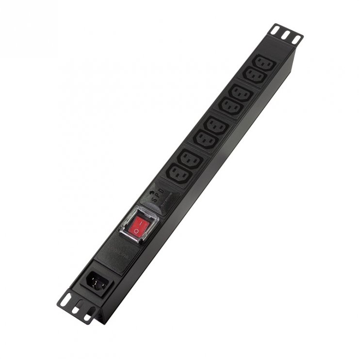 Imagine Prelungitor PDU 19" C14 la 8 x C13, Logilink PDU8A02