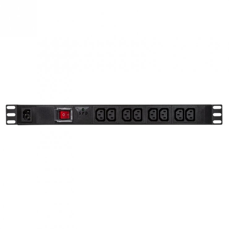 Imagine Prelungitor PDU 19" C14 la 8 x C13, Logilink PDU8A02