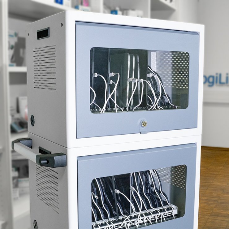 Imagine Statie de incarcare 15 x USB type C PD3.0, Logilink SCS0104