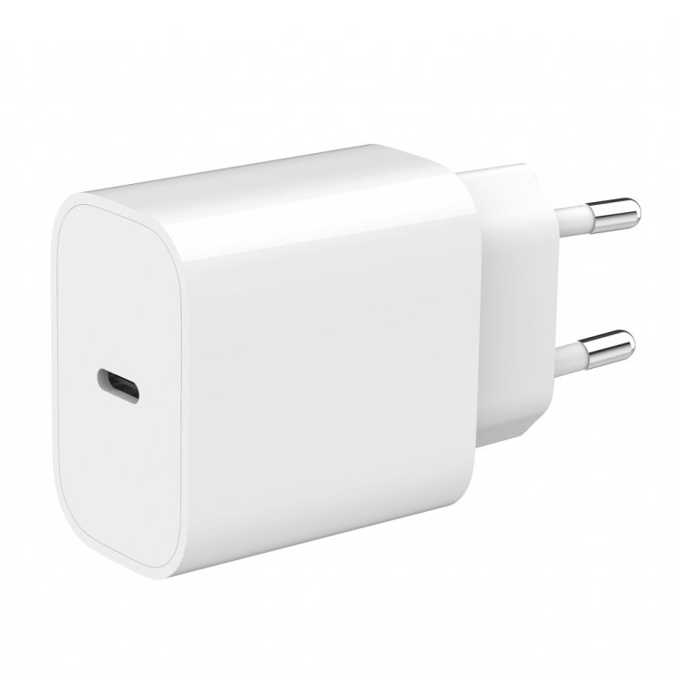 Imagine Incarcator priza fast charger 1 x USB-C 20W Alb, Gembird TA-UC-PD20-01-W