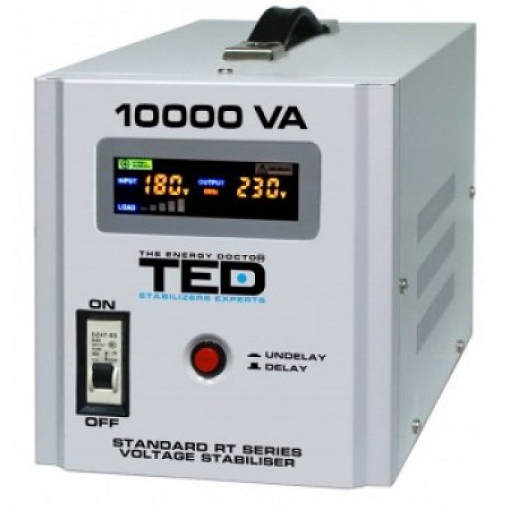 Imagine Stabilizator retea maxim 10KVA-AVR RT Series, TED000071