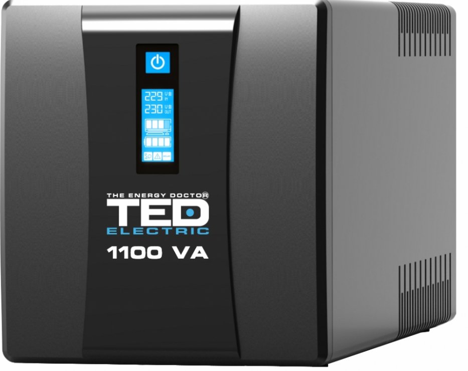 Imagine UPS 1100VA/600W LCD Line Interactive AVR USBManagement TED Electric, TED004628