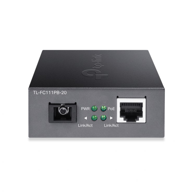 Imagine Media convertor 10/100Mbps WDM cu 1 x PoE, TP-LINK FC111PB-20