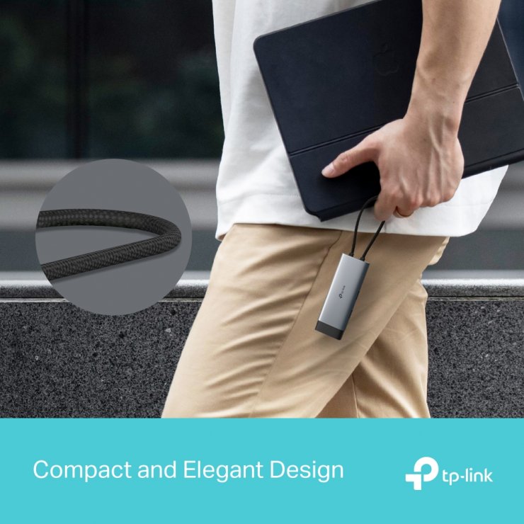 Imagine Docking station USB type C la HDMI 4K60Hz/2 x USB-A / USB type C + PD 100W, TP-LINK UH5020C